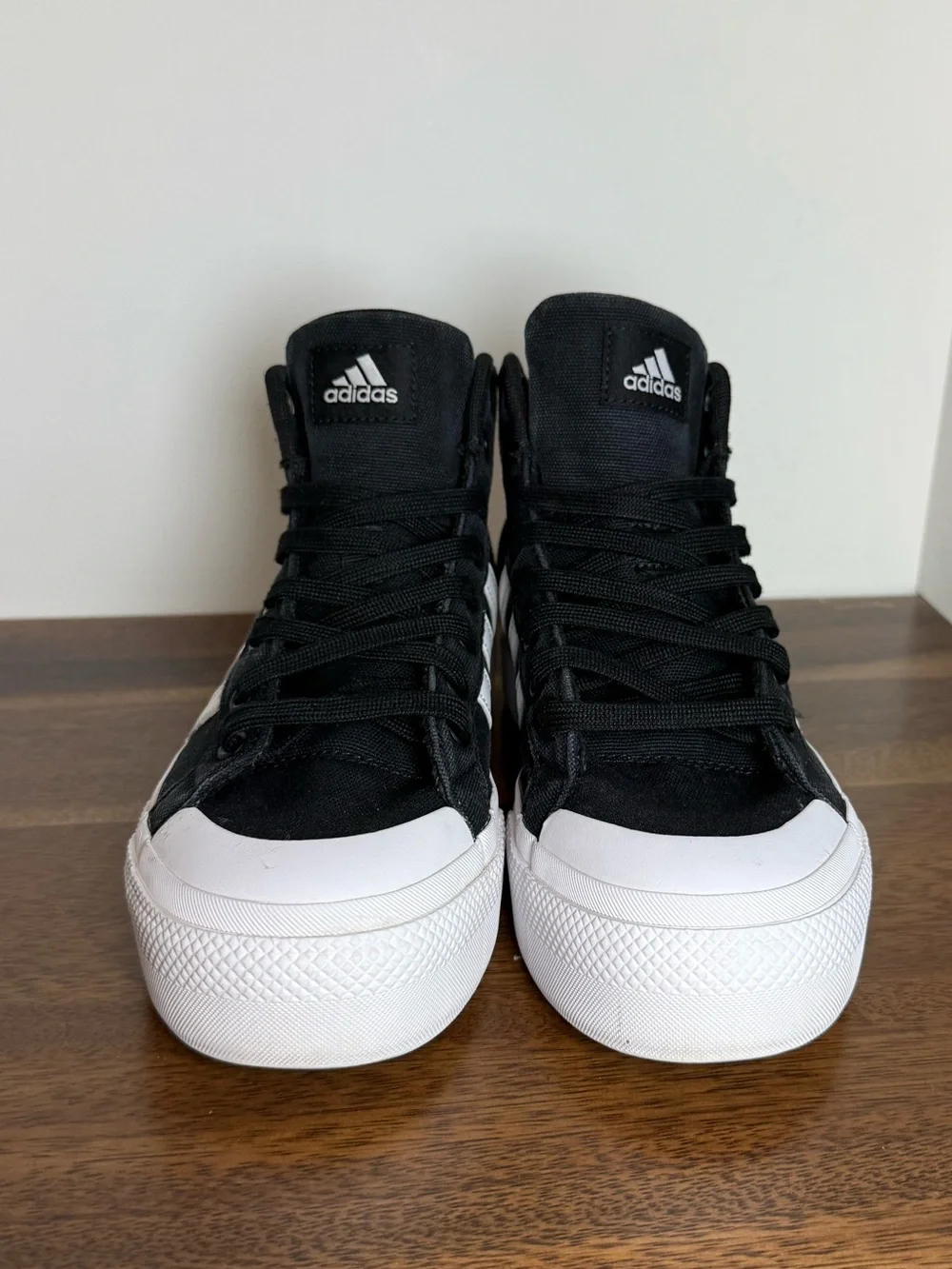 Adidas Bravada 2.0 Platform Mid Black White High Top Sneakers Women’s Size 8